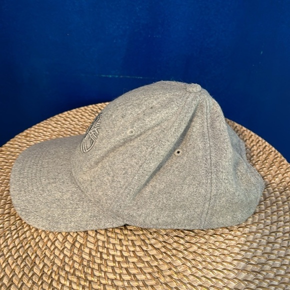 Men’s Timberland Gray Wool Blend Velcro Adjustable Strap Ball Cap - One Size - Picture 3 of 9